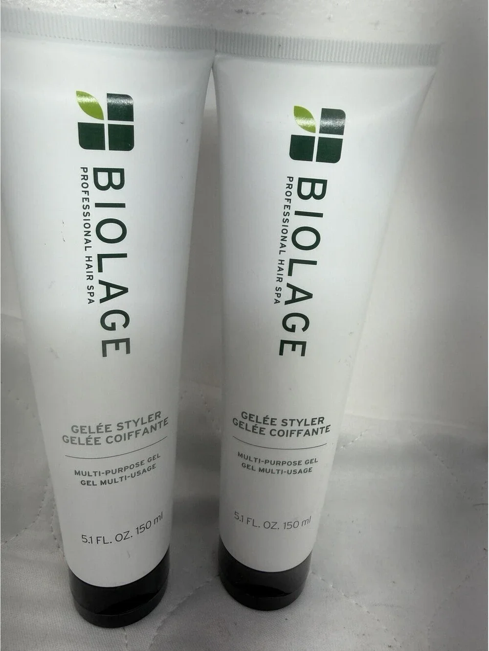 (2 Pack) Biolage Styling Gelée Firm Hold Hair Gel 5oz Adds Shine Control Duo